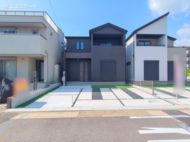 愛知県名古屋市北区喜惣治２丁目の新築戸建て完成写真 2025年7月9日撮影