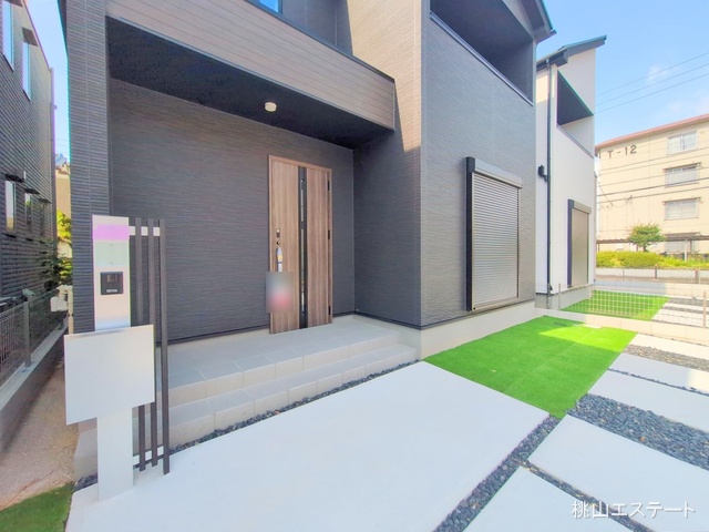 愛知県名古屋市北区喜惣治２丁目の新築戸建て完成写真 2025年7月9日撮影