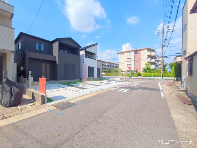 愛知県名古屋市北区喜惣治２丁目の新築戸建て完成写真 2025年7月9日撮影