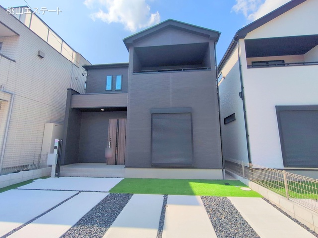 愛知県名古屋市北区喜惣治２丁目の新築戸建て完成写真 2025年7月9日撮影