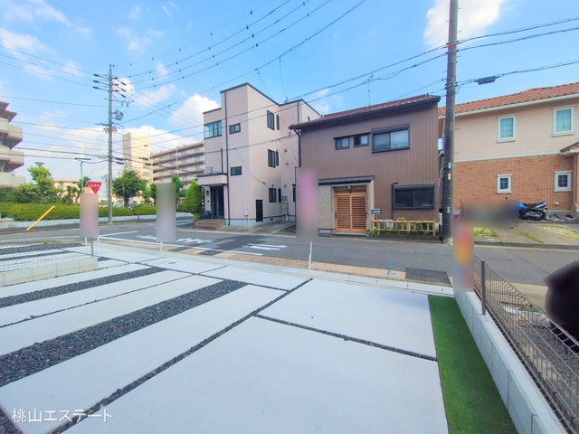 愛知県名古屋市北区喜惣治２丁目の新築戸建て完成写真 2025年7月9日撮影