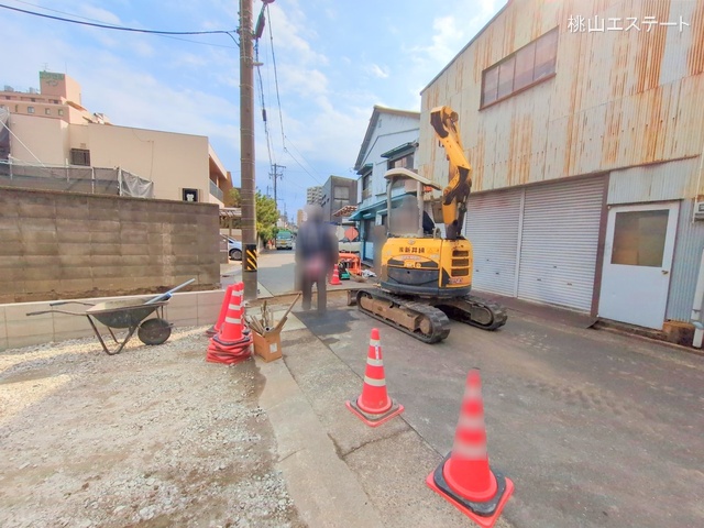 愛知県名古屋市熱田区伝馬２丁目の新築戸建て更地・土地写真 2025年1月30日撮影