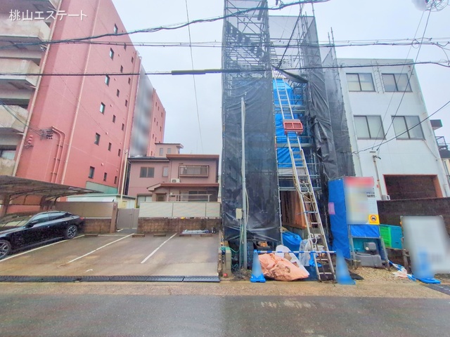 愛知県名古屋市熱田区伝馬２丁目の新築戸建て上棟写真 2025年4月22日撮影