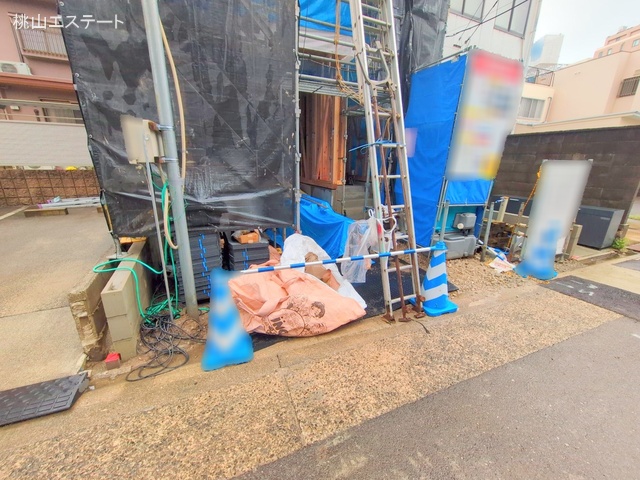 愛知県名古屋市熱田区伝馬２丁目の新築戸建て上棟写真 2025年4月22日撮影