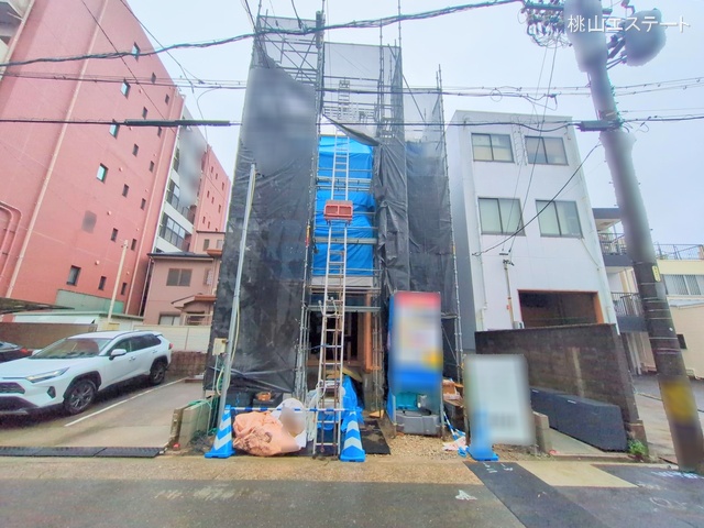 愛知県名古屋市熱田区伝馬２丁目の新築戸建て上棟写真 2025年4月22日撮影