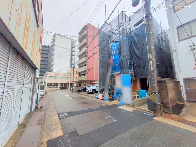 愛知県名古屋市熱田区伝馬２丁目の新築戸建て上棟写真 2025年4月22日撮影