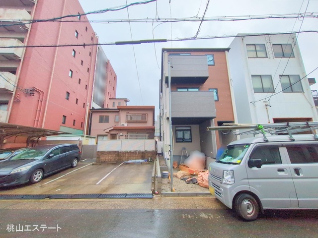 愛知県名古屋市熱田区伝馬２丁目の新築戸建て外構写真 2025年6月10日撮影