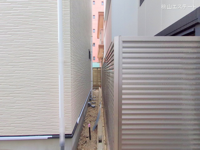 愛知県名古屋市熱田区伝馬２丁目の新築戸建て外構写真 2025年6月10日撮影