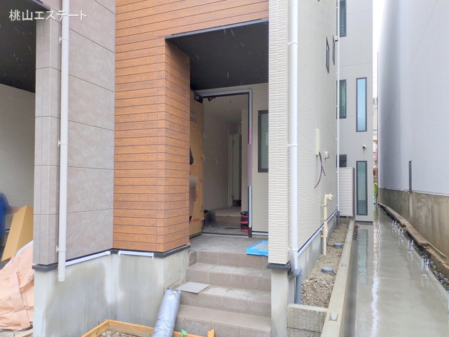 愛知県名古屋市熱田区伝馬２丁目の新築戸建て外構写真 2025年6月10日撮影