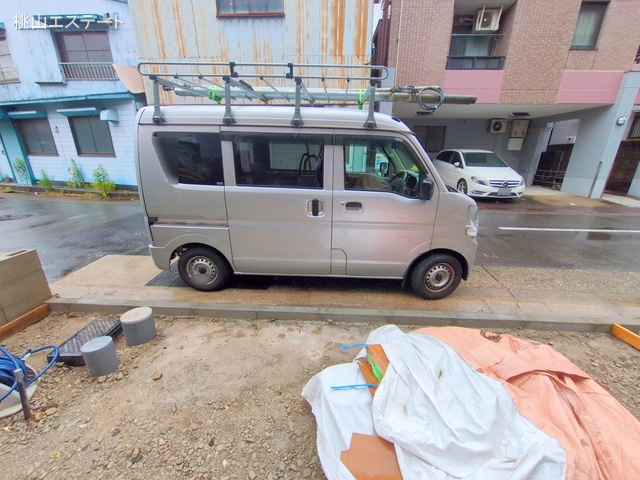 愛知県名古屋市熱田区伝馬２丁目の新築戸建て外構写真 2025年6月10日撮影