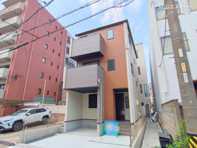 愛知県名古屋市熱田区伝馬２丁目の新築戸建て完成写真 2025年7月7日撮影