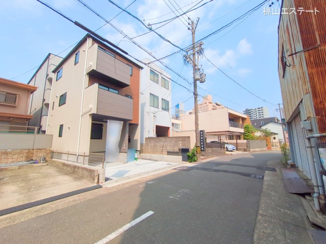 愛知県名古屋市熱田区伝馬２丁目の新築戸建て完成写真 2025年7月7日撮影