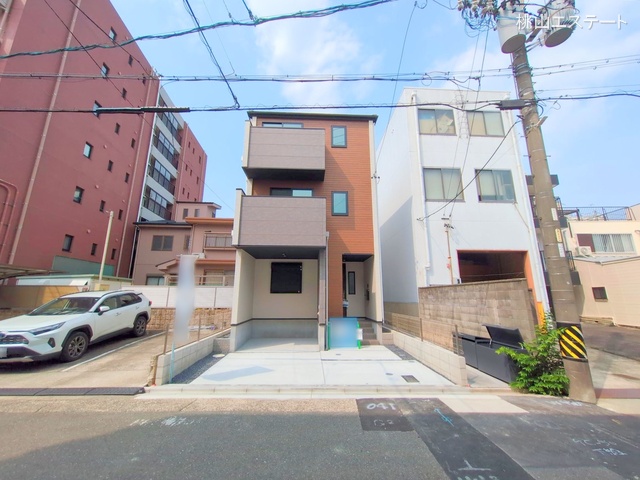 愛知県名古屋市熱田区伝馬２丁目の新築戸建て完成写真 2025年7月7日撮影