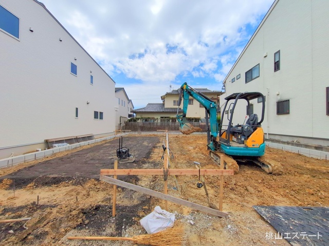 愛知県名古屋市名東区香流1丁目の新築戸建て基礎写真 2025年6月15日撮影
