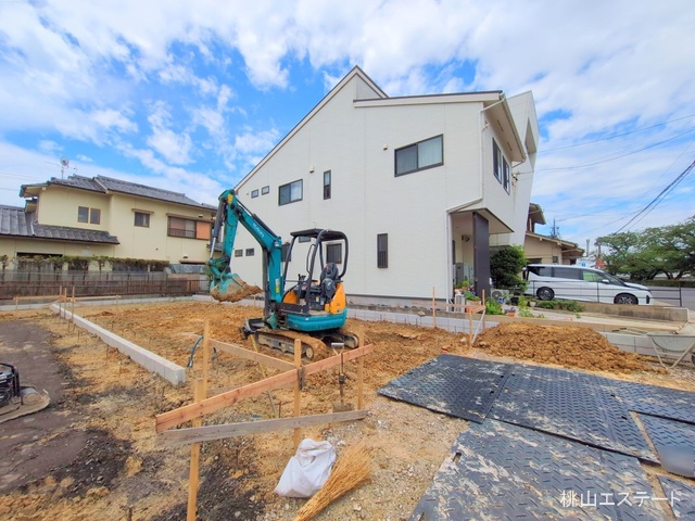 愛知県名古屋市名東区香流1丁目の新築戸建て基礎写真 2025年6月15日撮影