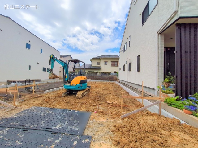 愛知県名古屋市名東区香流1丁目の新築戸建て基礎写真 2025年6月15日撮影