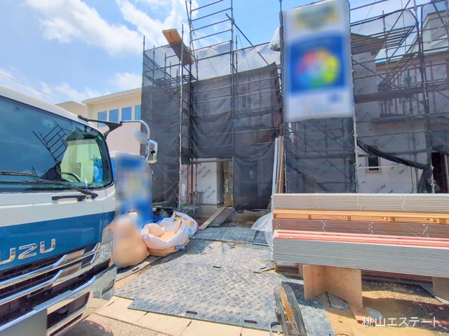 愛知県名古屋市名東区香流1丁目の新築戸建てシート写真 2025年7月14日撮影