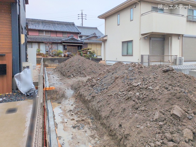 愛知県名古屋市中川区服部４丁目の新築戸建て更地・土地写真 2025年3月2日撮影