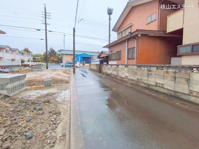 愛知県名古屋市中川区服部４丁目の新築戸建て更地・土地写真 2025年3月2日撮影