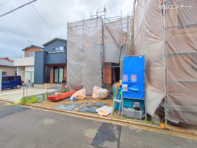 愛知県名古屋市中川区服部４丁目の新築戸建て上棟写真 2025年7月16日撮影