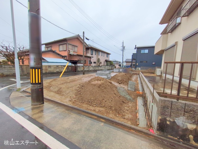 愛知県名古屋市中川区服部４丁目の新築戸建て更地・土地写真 2025年3月2日撮影