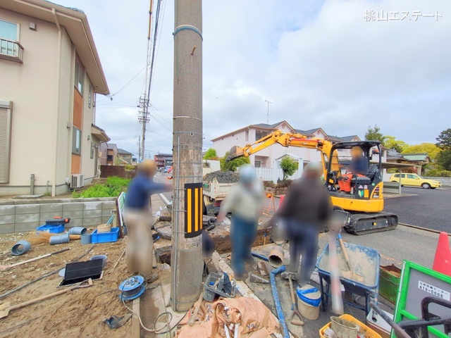 愛知県名古屋市中川区服部４丁目の新築戸建て更地・土地写真 2025年4月22日撮影