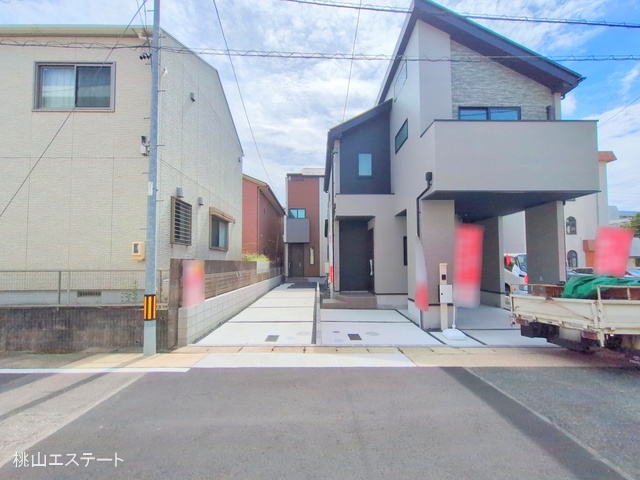 愛知県名古屋市天白区塩釜口２丁目の新築戸建て完成写真 2025年9月10日撮影