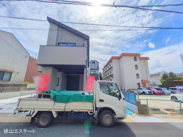 愛知県名古屋市天白区塩釜口２丁目の新築戸建て完成写真 2025年9月10日撮影