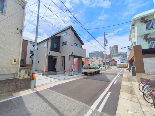 愛知県名古屋市天白区塩釜口２丁目の新築戸建て完成写真 2025年9月10日撮影