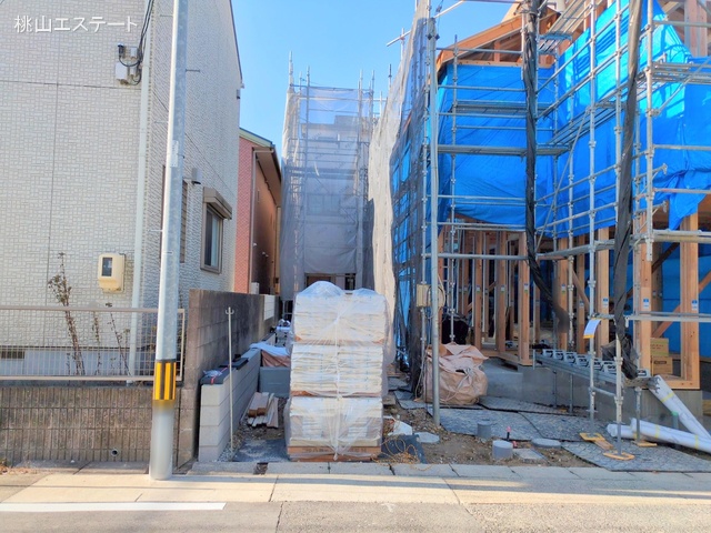 愛知県名古屋市天白区塩釜口２丁目の新築戸建てシート写真 2025年3月6日撮影