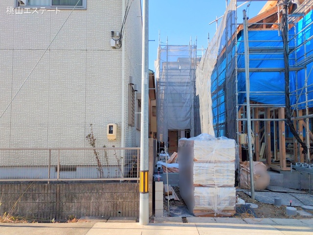 愛知県名古屋市天白区塩釜口２丁目の新築戸建てシート写真 2025年3月6日撮影