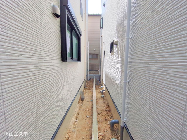 愛知県名古屋市天白区塩釜口２丁目の新築戸建て外構写真 2025年4月2日撮影