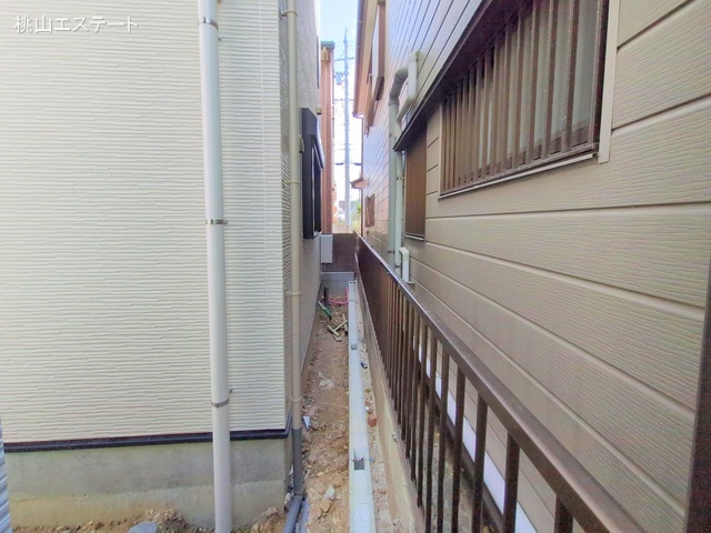 愛知県名古屋市天白区塩釜口２丁目の新築戸建て外構写真 2025年4月2日撮影