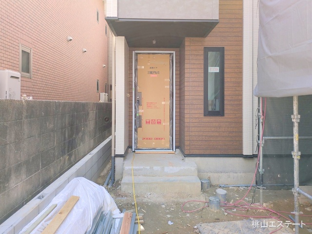 愛知県名古屋市天白区塩釜口２丁目の新築戸建て外構写真 2025年4月2日撮影