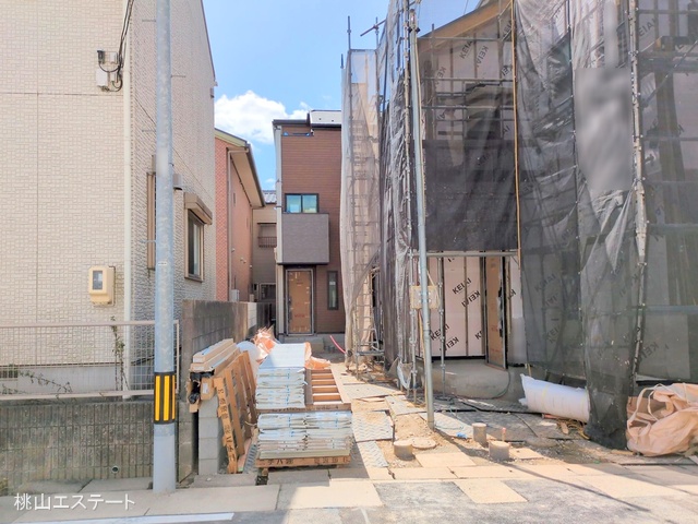 愛知県名古屋市天白区塩釜口２丁目の新築戸建て外構写真 2025年4月2日撮影