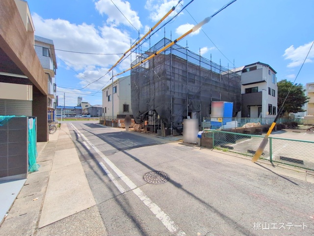 愛知県名古屋市天白区塩釜口２丁目の新築戸建て外構写真 2025年4月2日撮影