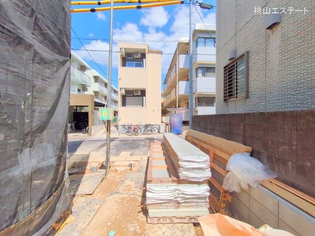 愛知県名古屋市天白区塩釜口２丁目の新築戸建て外構写真 2025年4月2日撮影