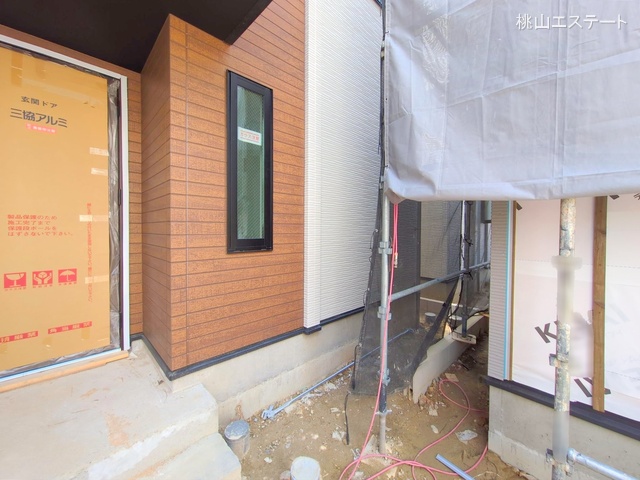 愛知県名古屋市天白区塩釜口２丁目の新築戸建て外構写真 2025年4月2日撮影