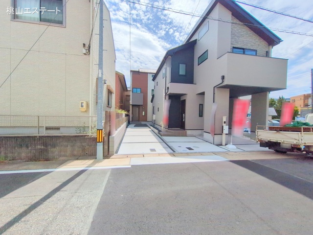 愛知県名古屋市天白区塩釜口２丁目の新築戸建て完成写真 2025年9月10日撮影