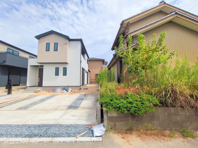愛知県名古屋市中川区下之一色町字松蔭7丁目の新築戸建て外構写真 2025年9月21日撮影