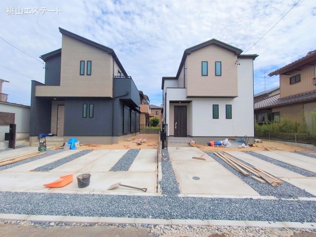 愛知県名古屋市中川区下之一色町字松蔭7丁目の新築戸建て外構写真 2025年9月21日撮影