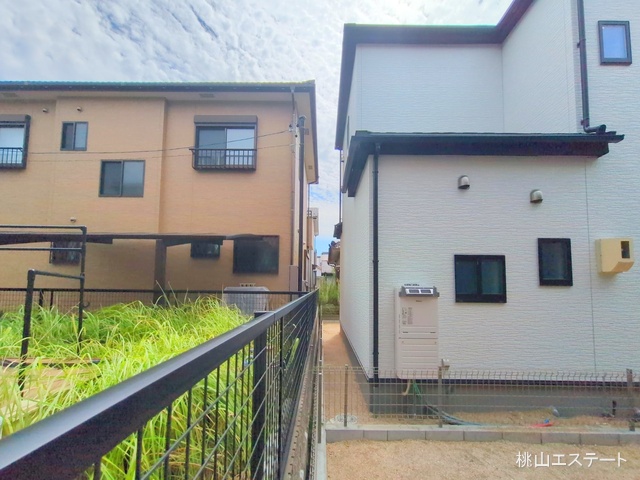 愛知県名古屋市中川区下之一色町字松蔭7丁目の新築戸建て外構写真 2025年9月21日撮影