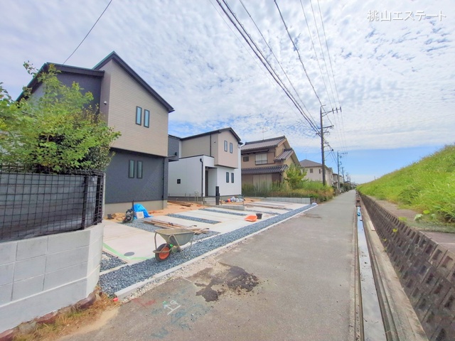 愛知県名古屋市中川区下之一色町字松蔭7丁目の新築戸建て外構写真 2025年9月21日撮影