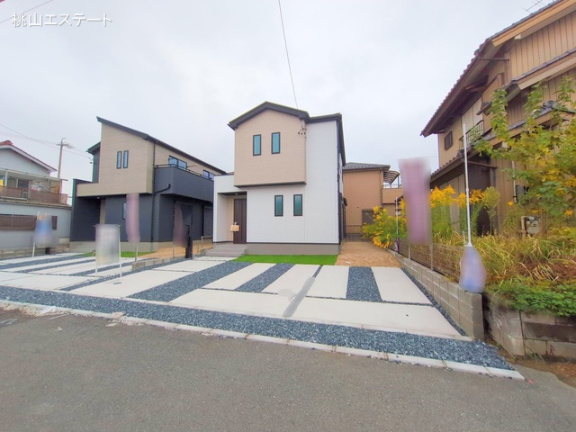 愛知県名古屋市中川区下之一色町字松蔭7丁目の新築戸建て完成写真 2025年10月14日撮影