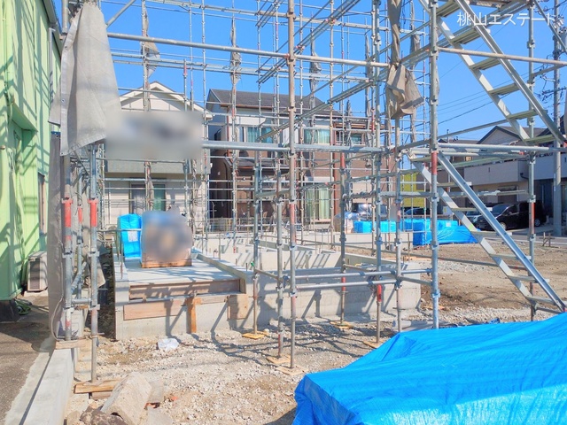 愛知県名古屋市中村区宿跡町3丁目の新築戸建て基礎写真 2025年4月29日撮影