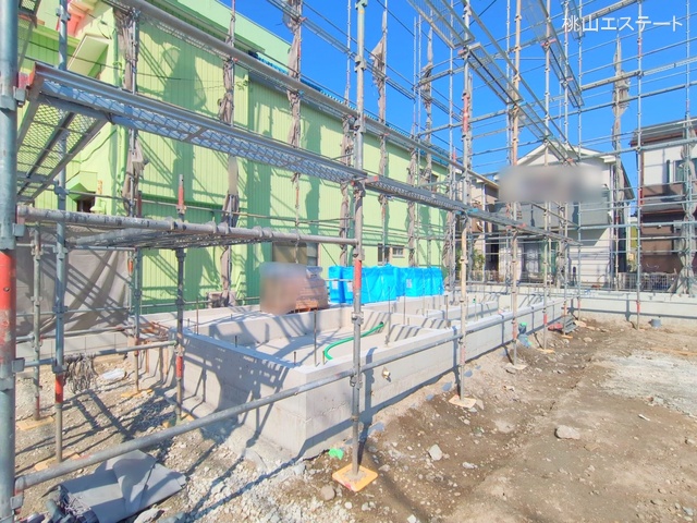 愛知県名古屋市中村区宿跡町3丁目の新築戸建て基礎写真 2025年4月29日撮影