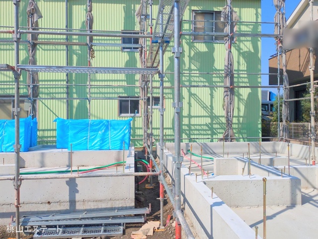 愛知県名古屋市中村区宿跡町3丁目の新築戸建て基礎写真 2025年4月29日撮影