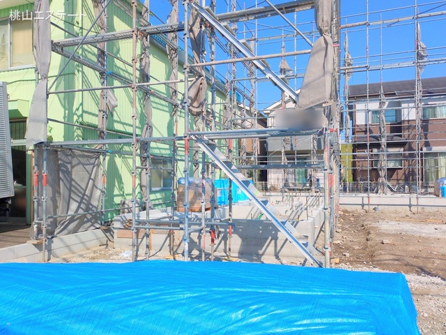 愛知県名古屋市中村区宿跡町3丁目の新築戸建て基礎写真 2025年4月29日撮影