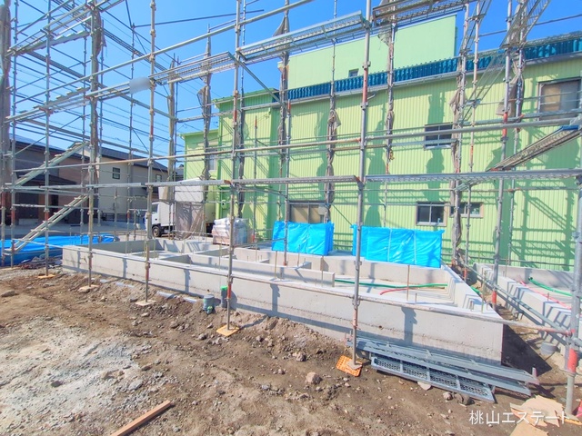 愛知県名古屋市中村区宿跡町3丁目の新築戸建て基礎写真 2025年4月29日撮影