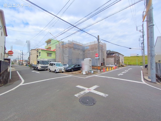 愛知県名古屋市中村区宿跡町3丁目の新築戸建て上棟写真 2025年5月21日撮影